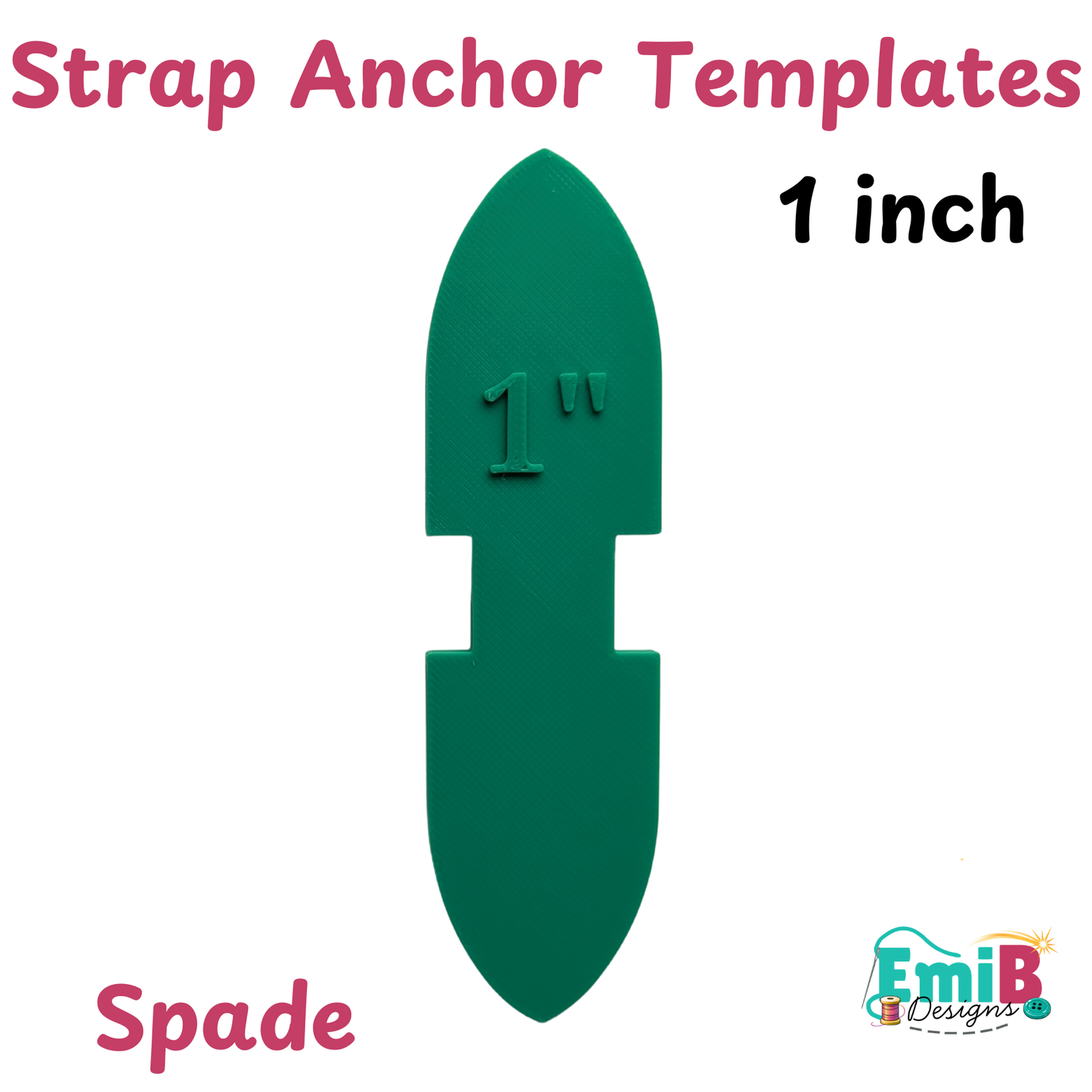 Strap Anchor Templates- Various Shapes
