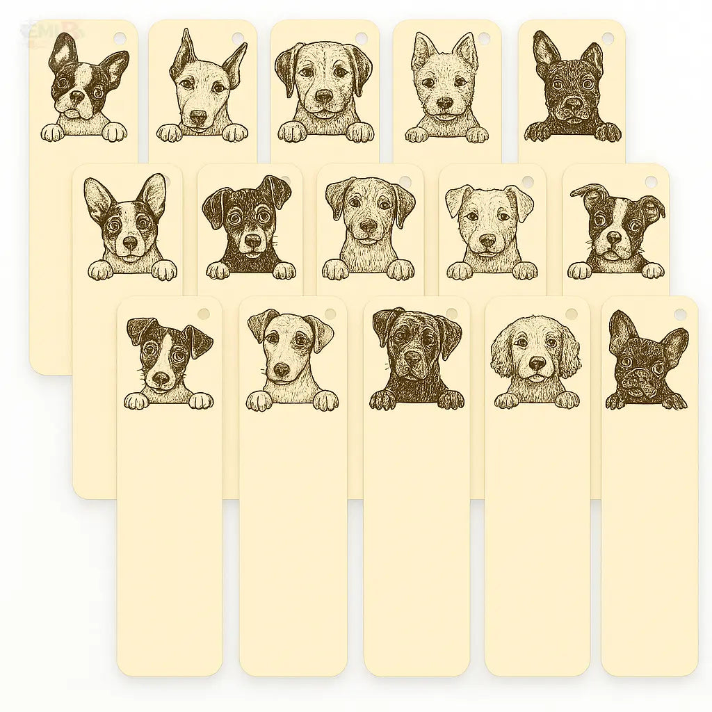 Dog Breed Wooden Bookmark Personalised Choose Your Breed & Quote Dog Lover Gift Unbranded