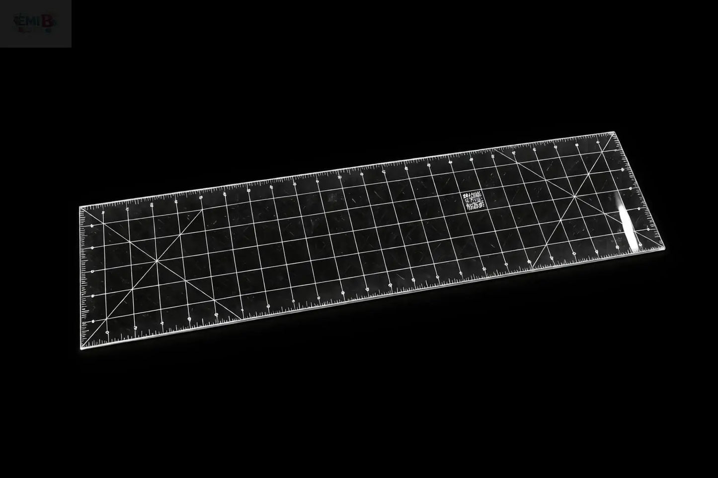 6 x 24 inch Acrylic Sewing Ruler Emi B Designs