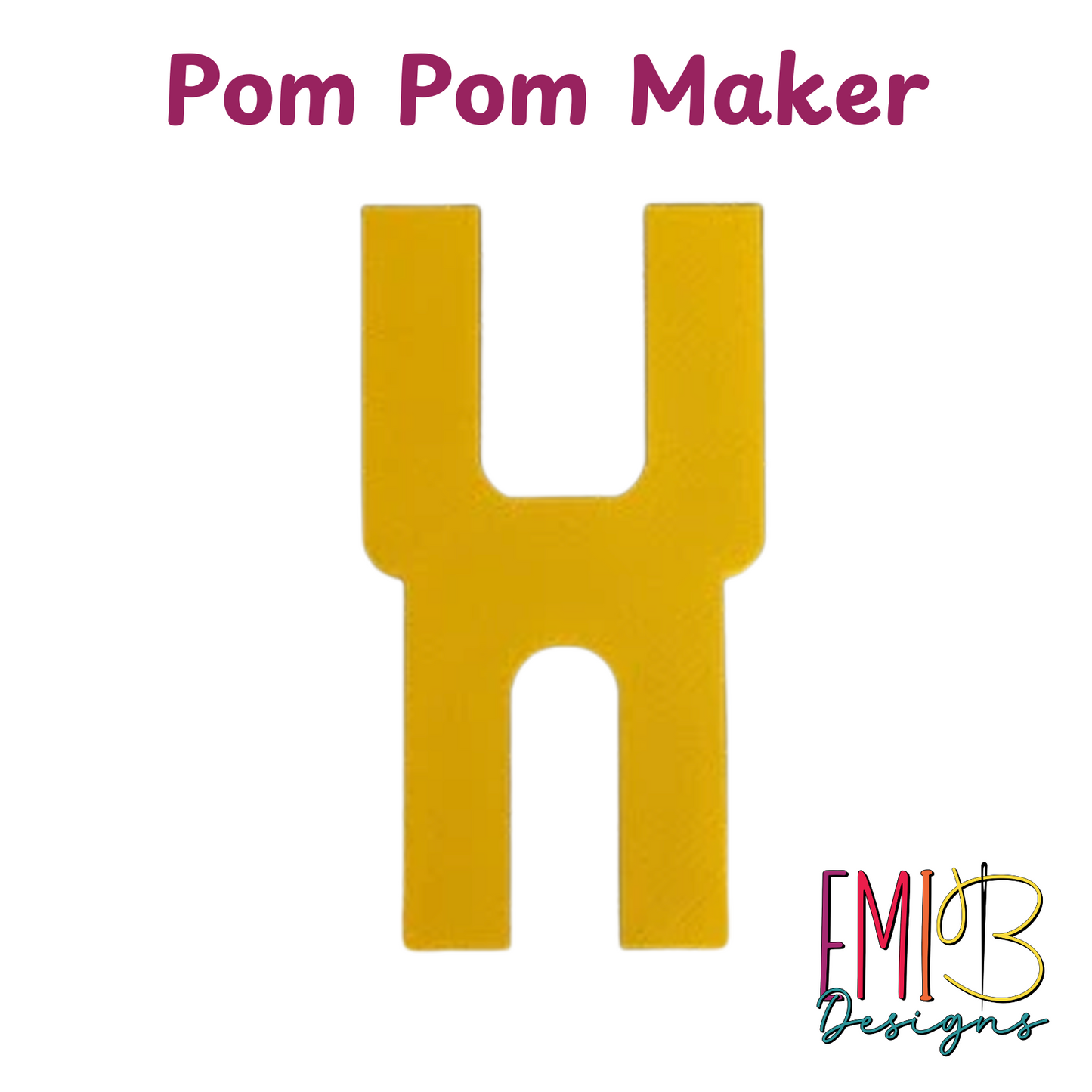 Pom Pom Maker- Make your own Pom Pom's in a variety of sizes- Sewing and Craft Embellishment