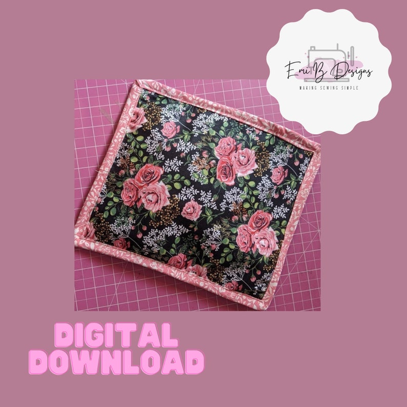 Pippa Project Pouch Sewing Pattern- PDF/Download- Sewing Projects Pouch Pattern- Beginner Sewing Pattern
