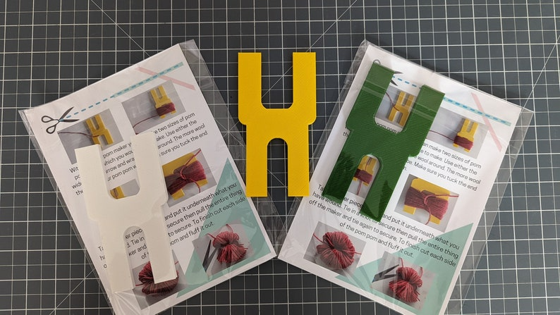 Pom Pom Maker- Make your own Pom Pom's in a variety of sizes- Sewing and Craft Embellishment