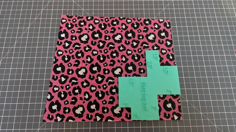 Metric Boxy Bag Tool Bag Making Ruler Bag Making Tool Make Boxes Bottom Bags Bag Base Ruler