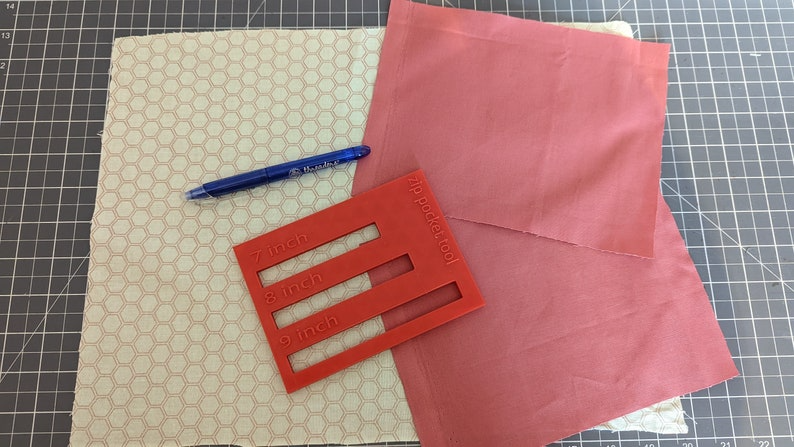 Zip Pocket Tool Make your own Zip Pockets How to sew a zip pocket Zip tool Zip pocket Ruler