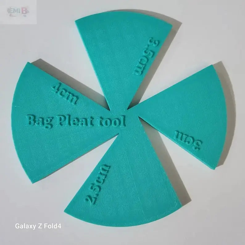 Pleat Bag Tool Bag Making Tool Bag Making Ruler Clutch Bag Tool Sewing Ruler EmibDesign