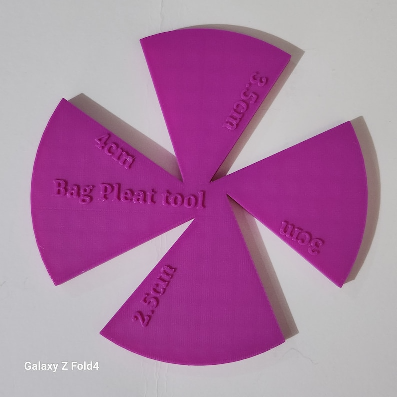 Pleat Bag Tool Bag Making Tool Bag Making Ruler Clutch Bag Tool Sewing Ruler
