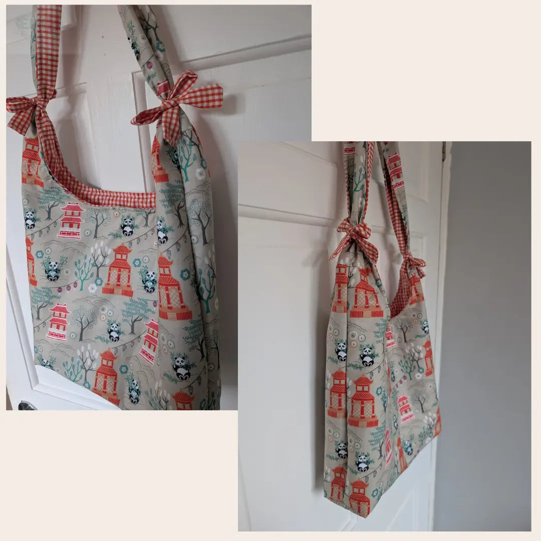 LAB TECHNICIAN The Bag Making Lab Month 1- Side Bow tote Sewing Pattern - PDF/Download- EmibDesign