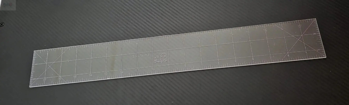 18x 2.5 inch Acrylic Sewing Ruler Emi B Designs