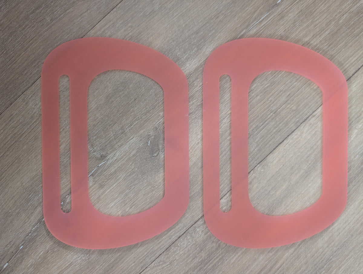 Acrylic Bag Handle Pair- LetterBox