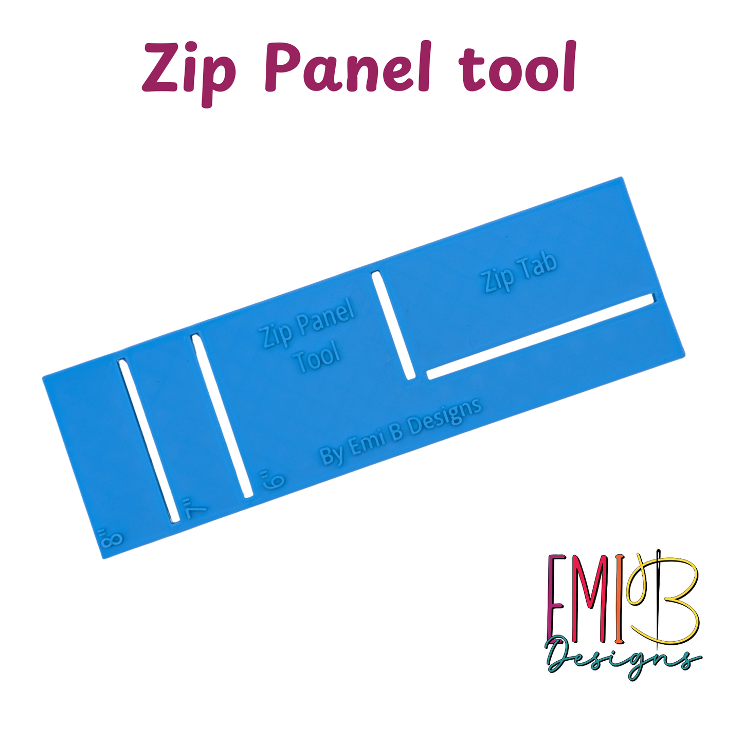 Zip Panel Tool Bag Making Tool Bag Making Ruler Make zip closures in your bag