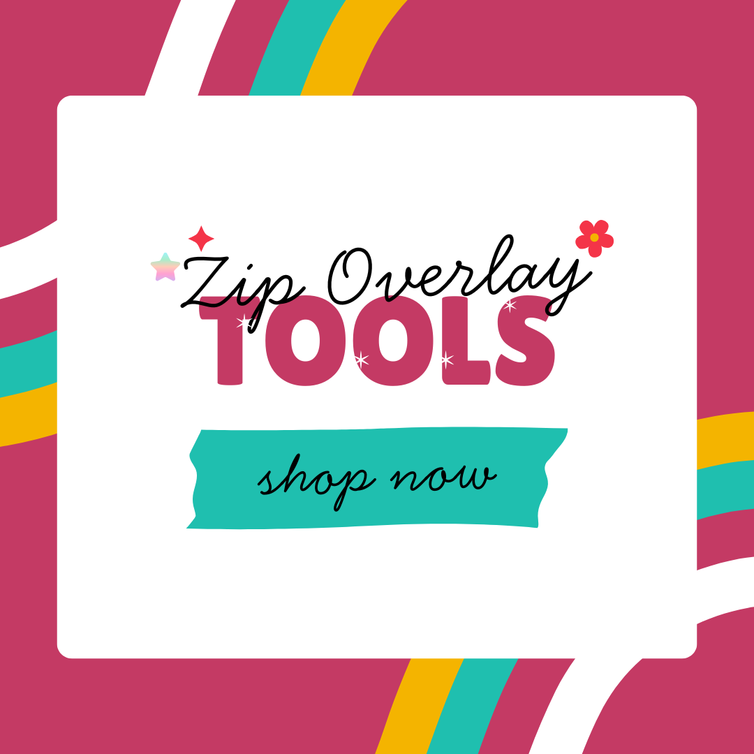 Zip overlays - Emi B Designs