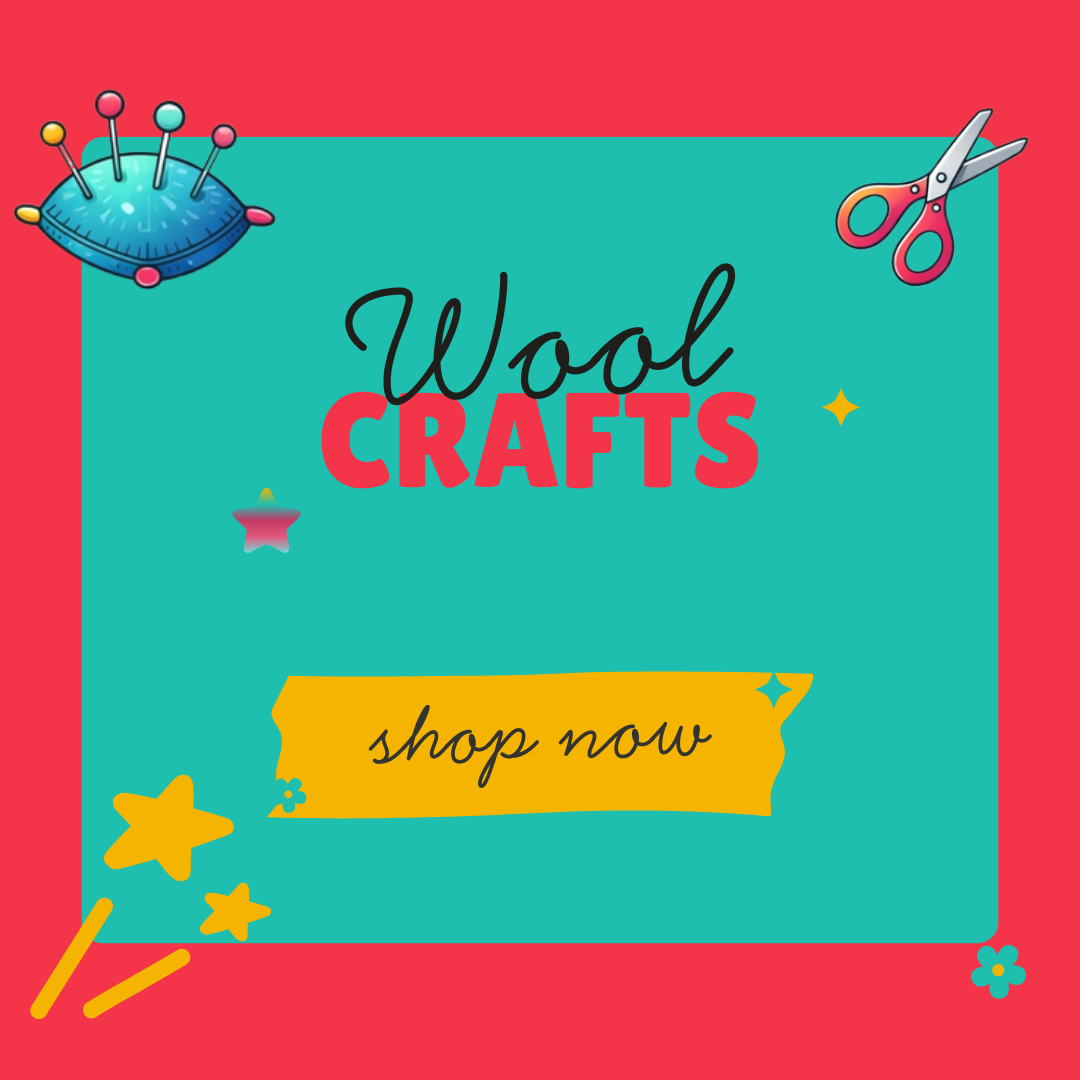Wool crafts (crochet/knitting/embroidery)