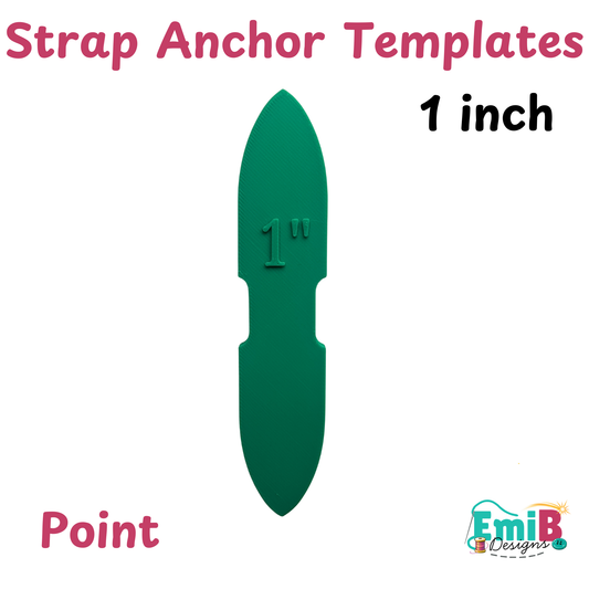 Strap Anchor Templates- Various Shapes