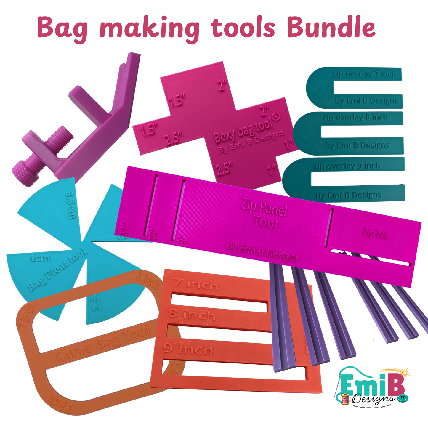 Bag Making Tool starter Bundle- Beginners Bag Making Tool set.