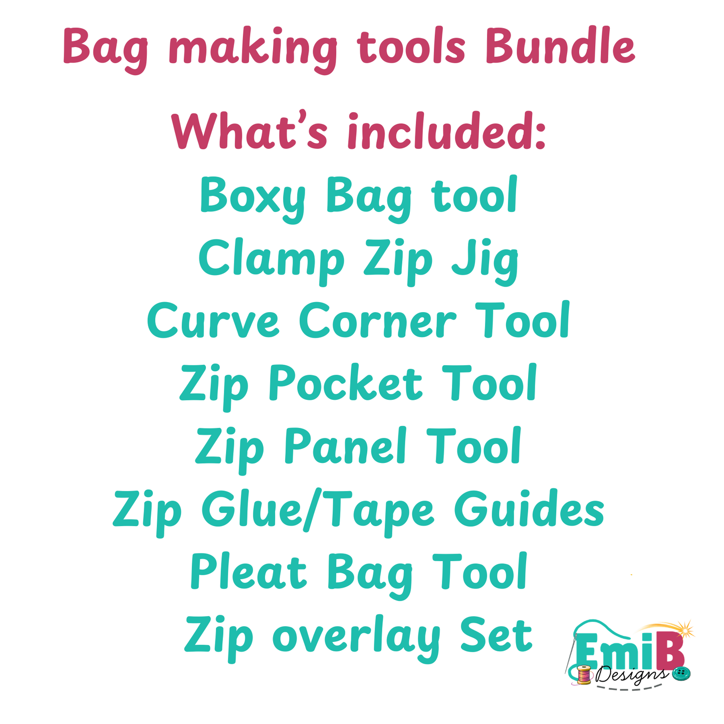 Bag Making Tool starter Bundle- Beginners Bag Making Tool set.