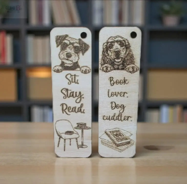 Dog Breed Wooden Bookmark Personalised Choose Your Breed & Quote Dog Lover Gift Unbranded