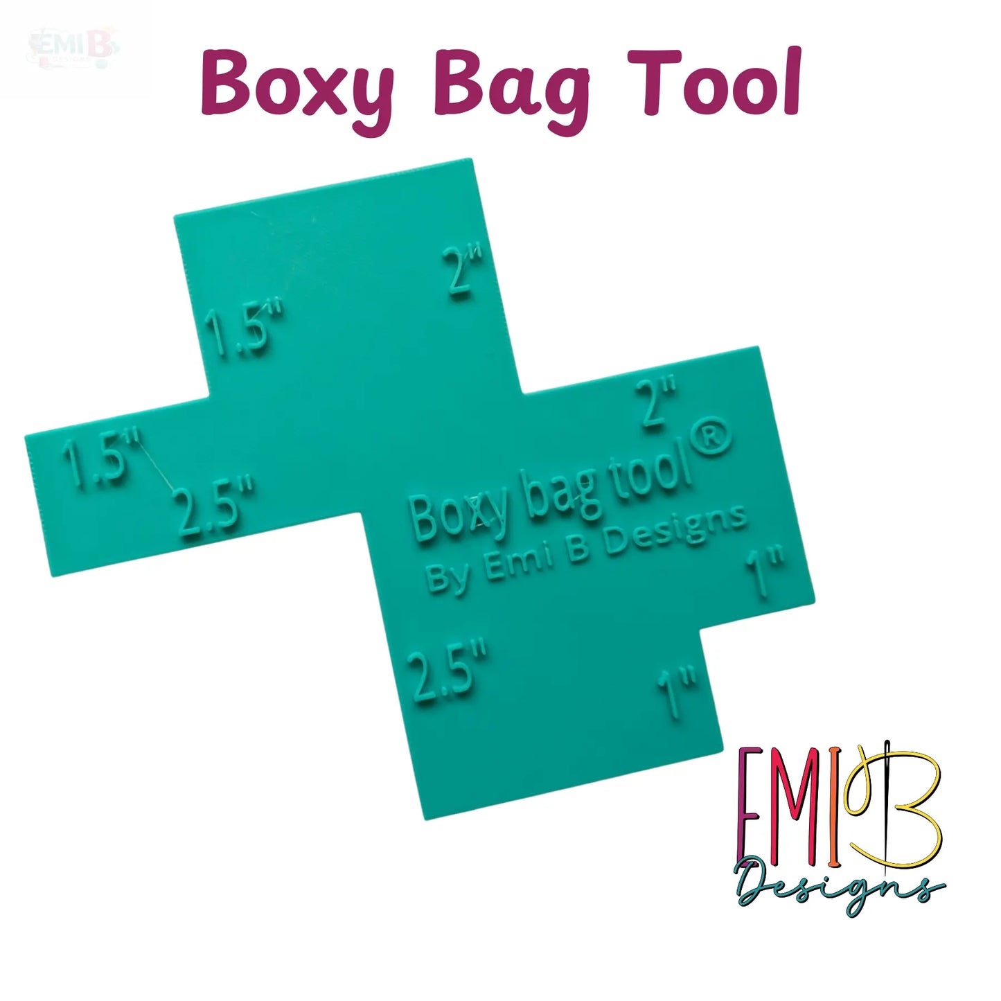Bag Making Tool Boxy Bag Making Tool Make your own Bags Easy Bag Making tool Bag Base Maker Bag making ruler EmibDesign
