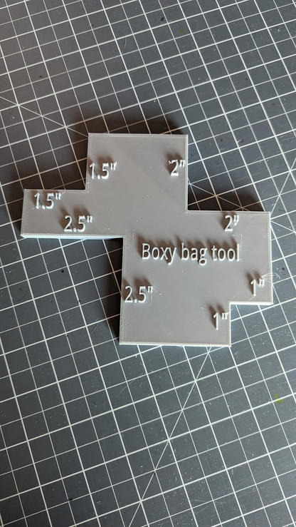 Bag Making Tool Boxy Bag Making Tool Make your own Bags Easy Bag Making tool Bag Base Maker Bag making ruler