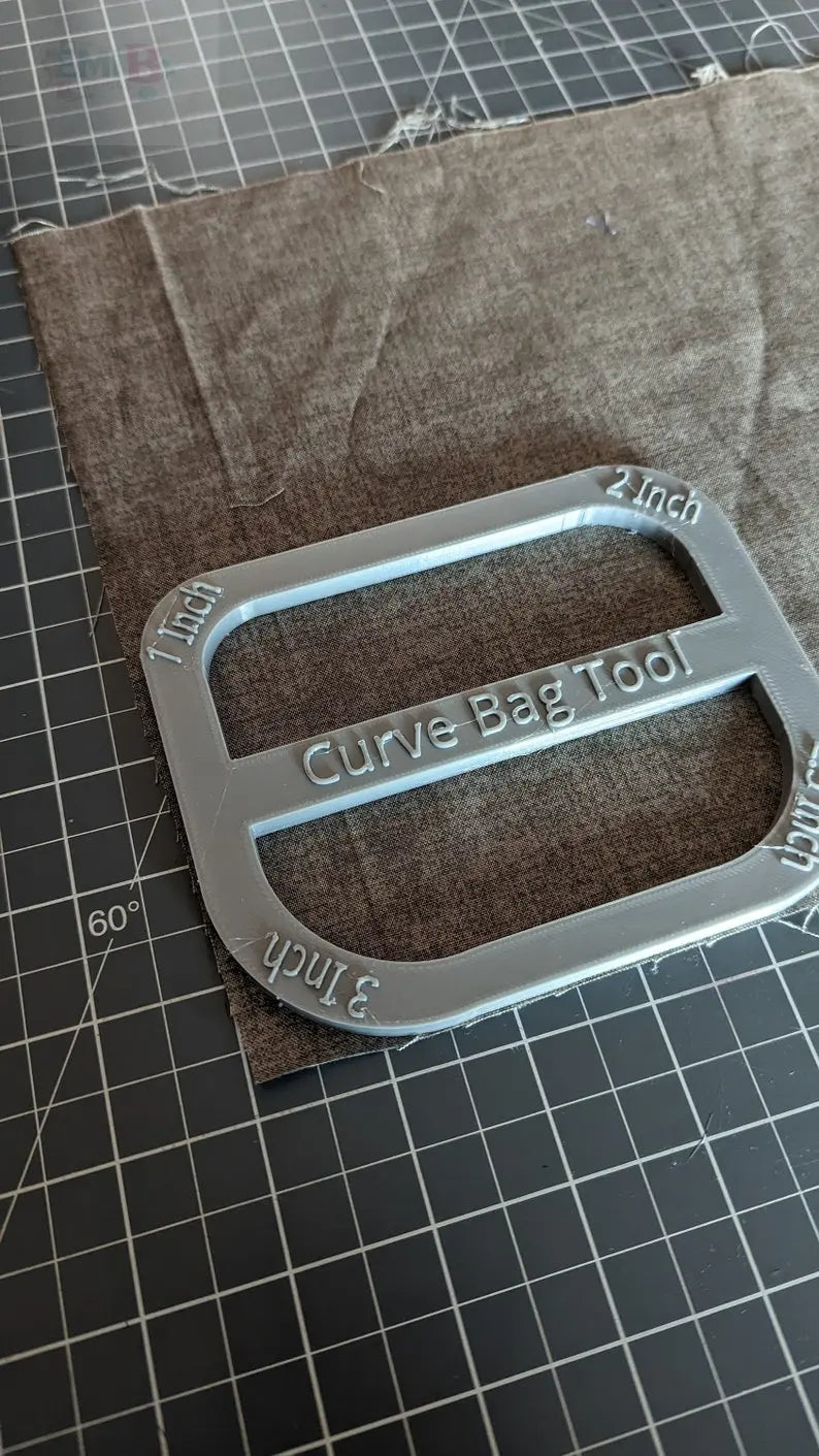 Curved Corner Tool Curved Bag ruler Curved corner Tool Bag Making Ruler Bag Making Tool EmibDesign