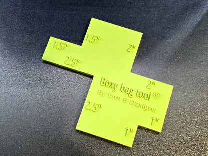 Bag Making Tool Boxy Bag Making Tool Make your own Bags Easy Bag Making tool Bag Base Maker Bag making ruler