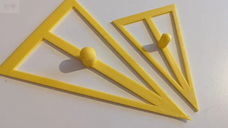 Bunting Templates Pack of 2 Plastic Bunting Templates Sew your own Bunting EmibDesign