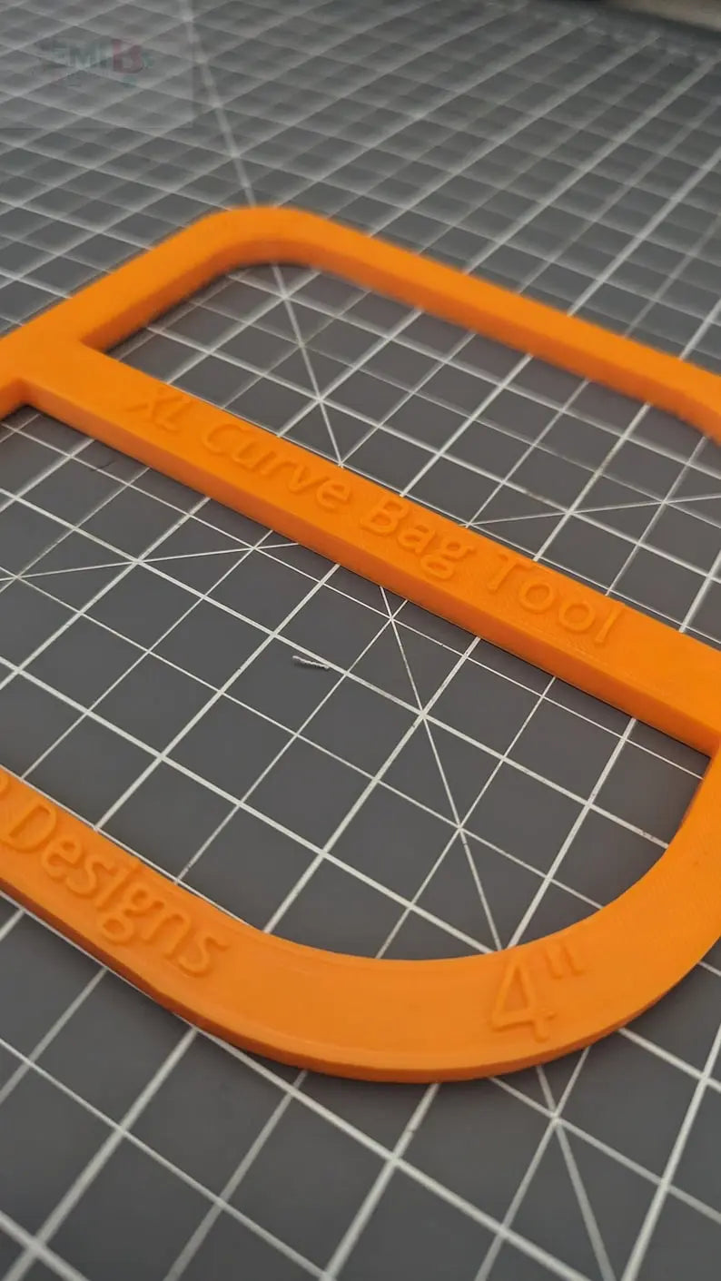 Beginners Bag Making Boxy Bag Tool 2 and XL Curve corner tool set Bag Making Rulers Sewing Rulers Sewing Set EmibDesign