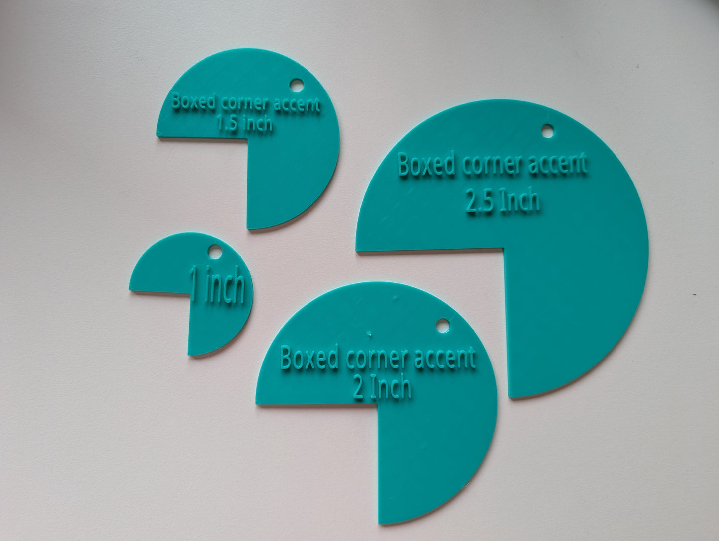 Boxed corner accent tool- Round