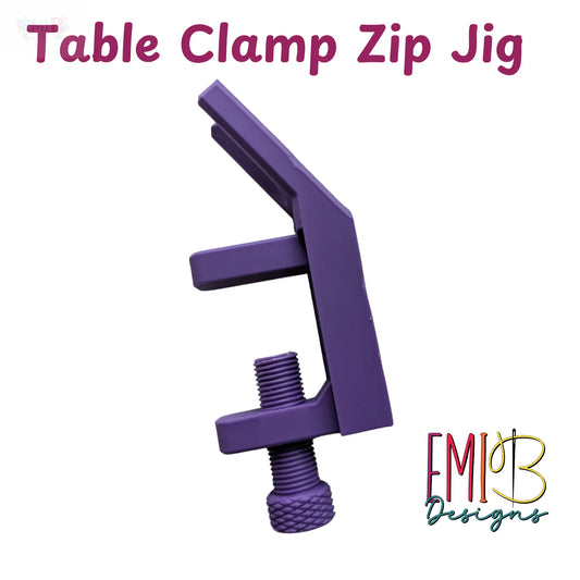 Table Clamp Zipper jig Easily add zip pulls to Zip Tape Zip Jig Zip Accessory EmibDesign