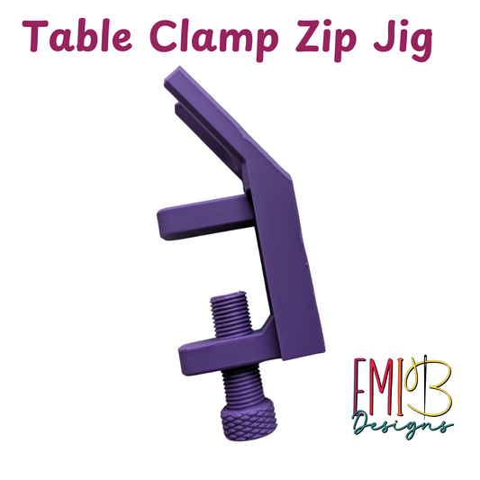 Table Clamp Zipper jig Easily add zip pulls to Zip Tape Zip Jig Zip Accessory EmibDesign