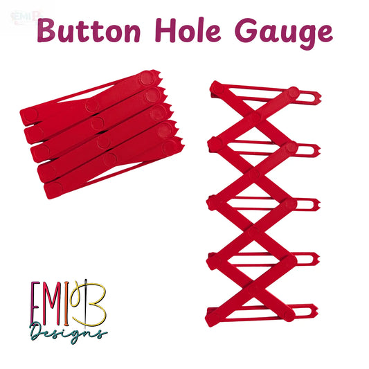 Button Gauge tool Perfectly line up buttons Dressmaking tool Button Spacer Tool Emi B Designs