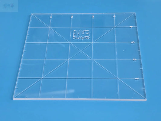 5 inch Square Acrylic Sewing Ruler Emi B Designs
