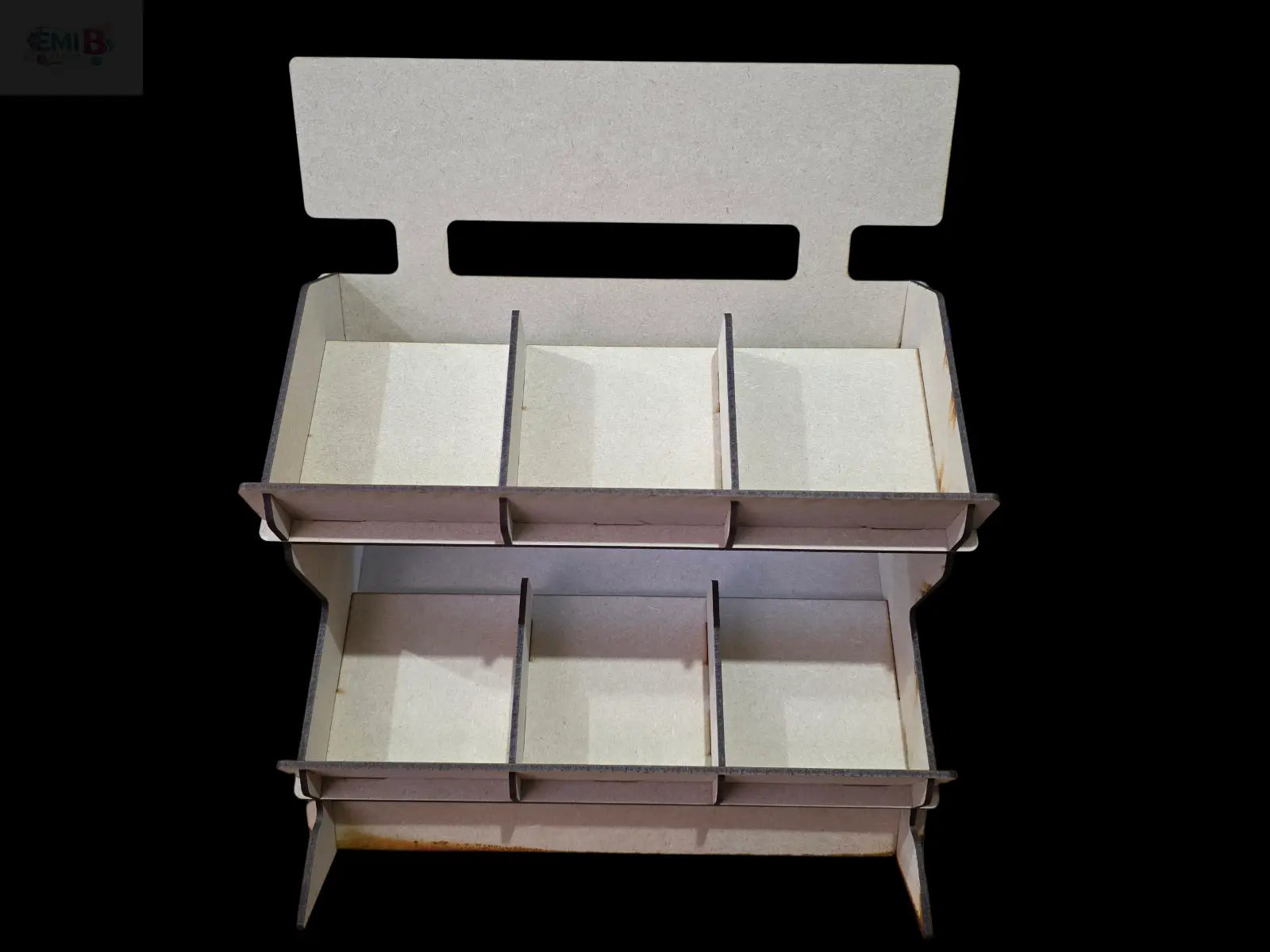 Lightweight Portable Display Shelf 300mm – Flat Pack MDF – Craft Fair Market Stall UK 3D Peak Print