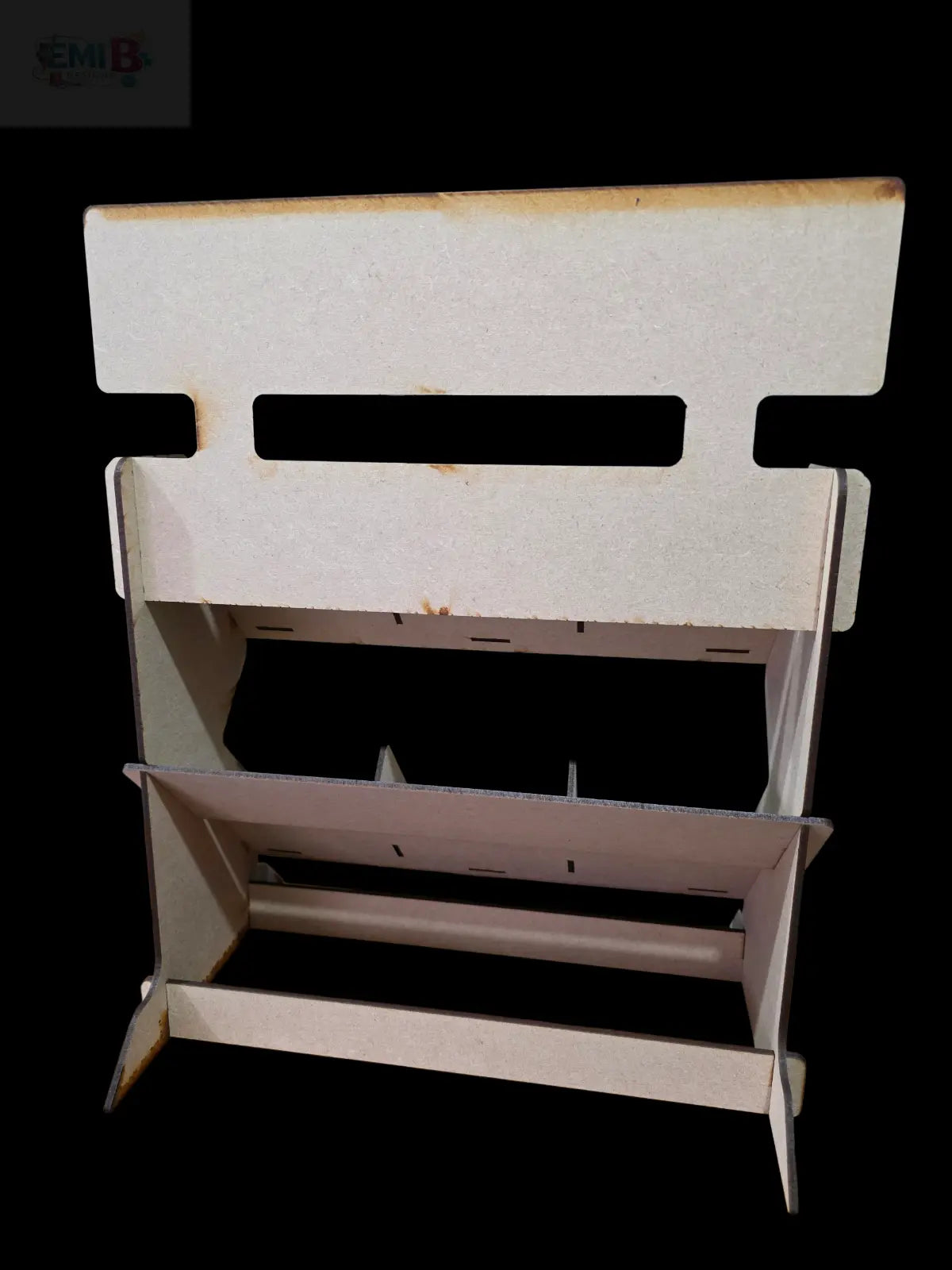 Lightweight Portable Display Shelf 300mm – Flat Pack MDF – Craft Fair Market Stall UK 3D Peak Print