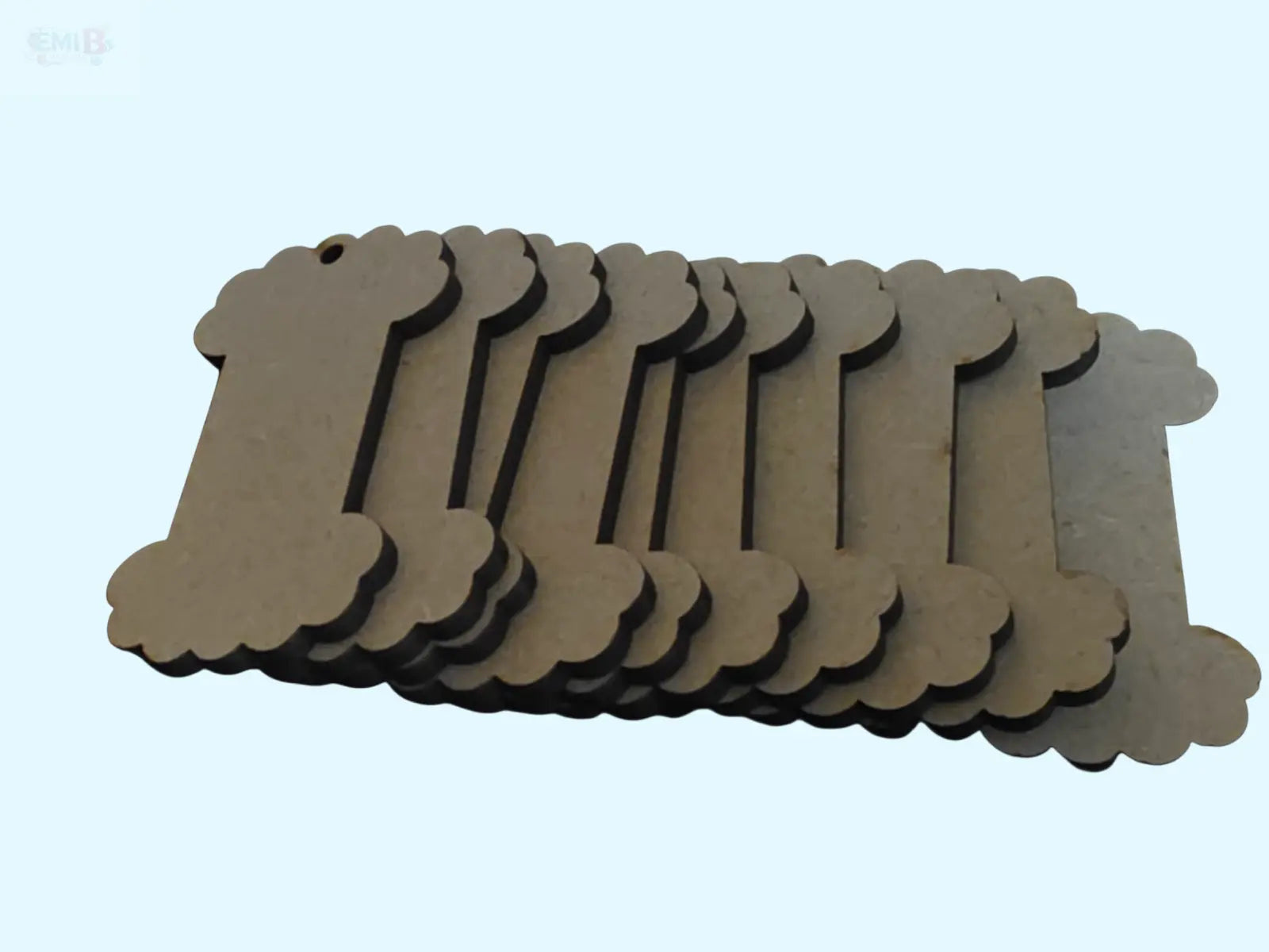 10 Wooden Embroidery Floss Bobbins Laser Cut MDF Thread Organisers Emi B Designs