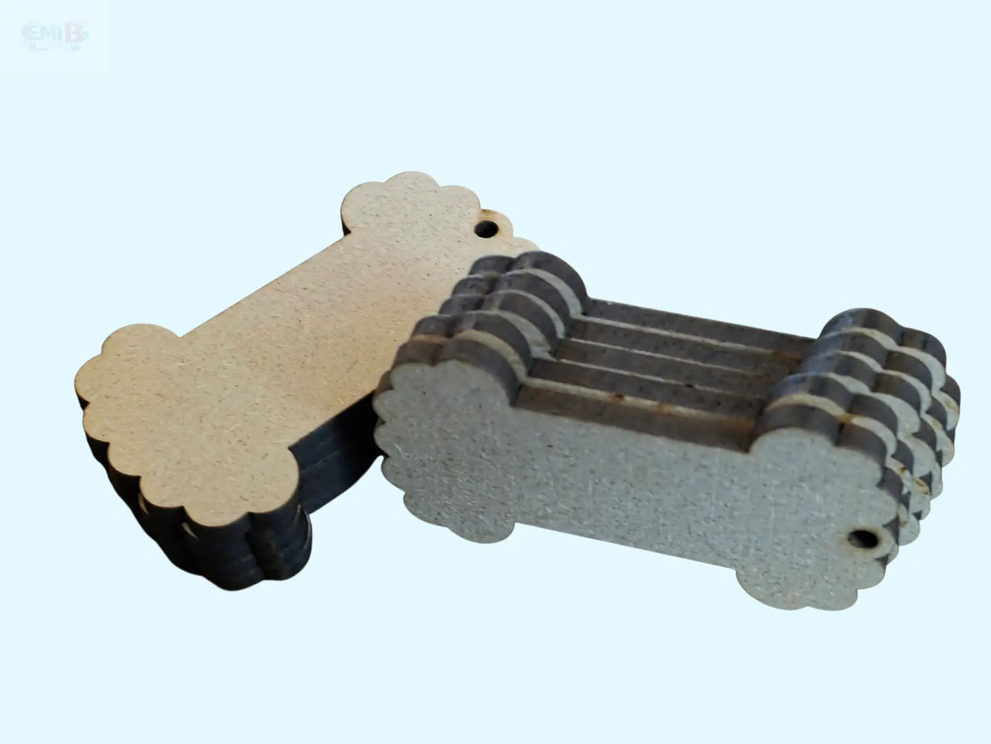 10 Wooden Embroidery Floss Bobbins Laser Cut MDF Thread Organisers Emi B Designs