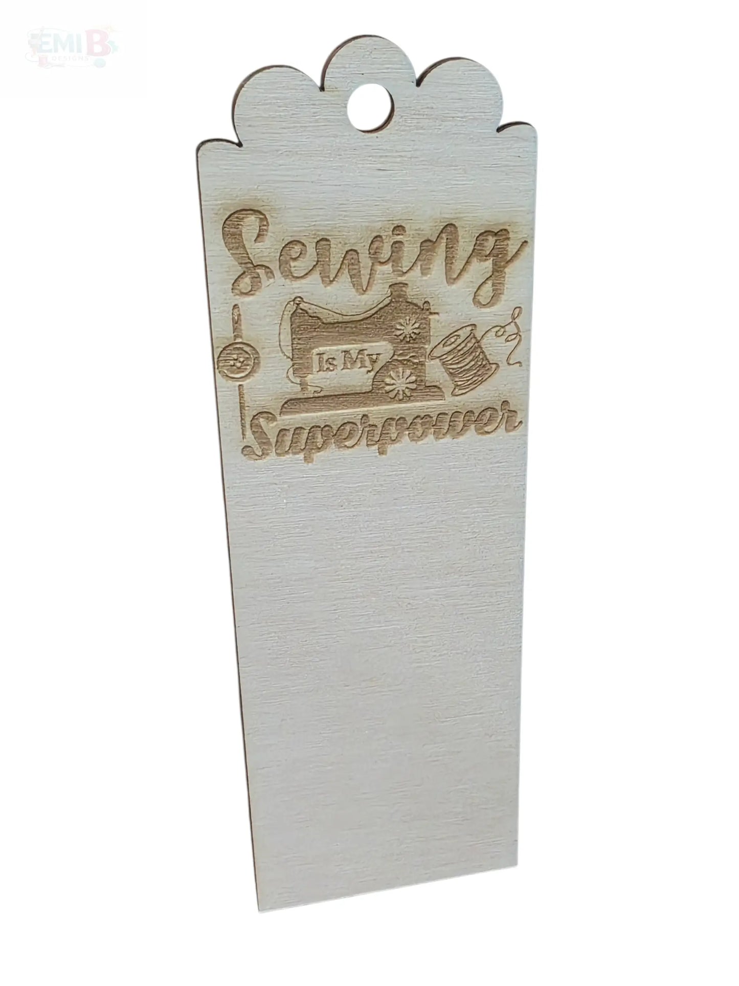 Wooden Sewing Bookmark Laser Engraved Gift for Seamstress Quilter Tailor Family Forge Co.