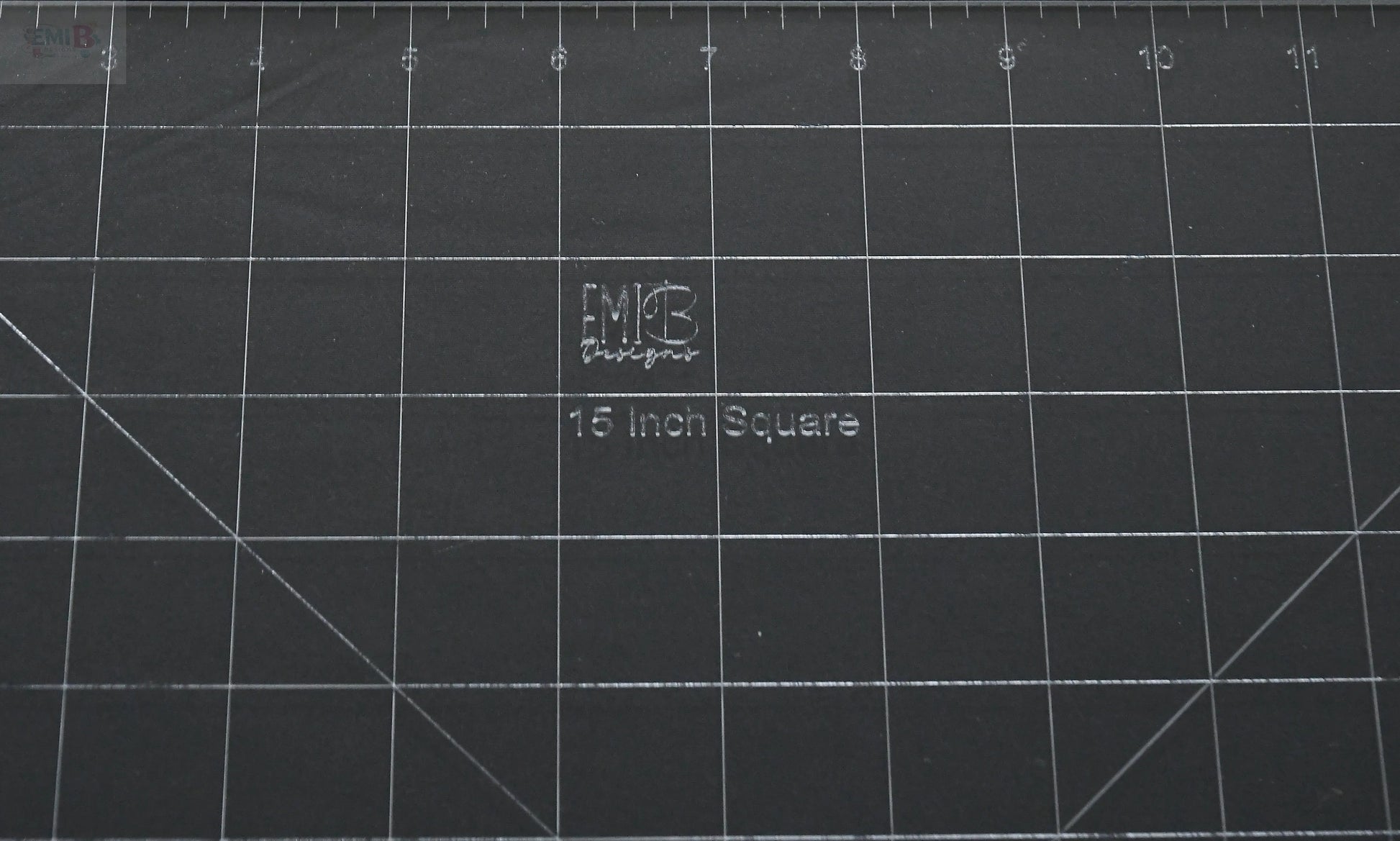 15 inch Square Acrylic Sewing Ruler Emi B Designs