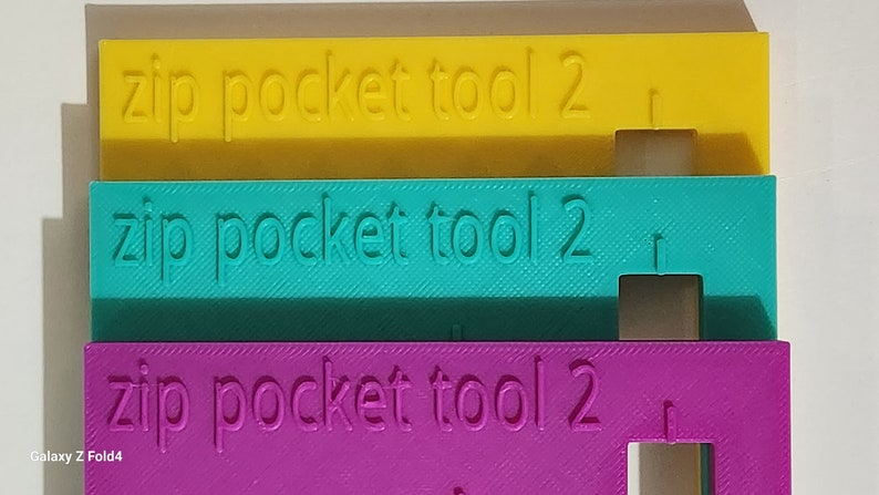 Zip Pocket Tool 2 Make your own Zip Pockets How to sew a zip pocket Zip tool Zip pocket Ruler