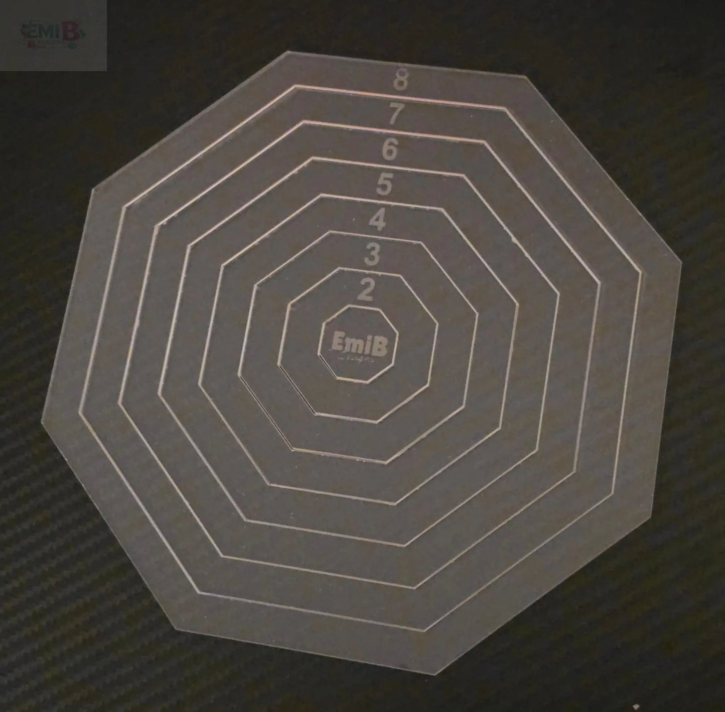 Nesting Octagon Acrylic Template. square nesting templates Emi B Designs