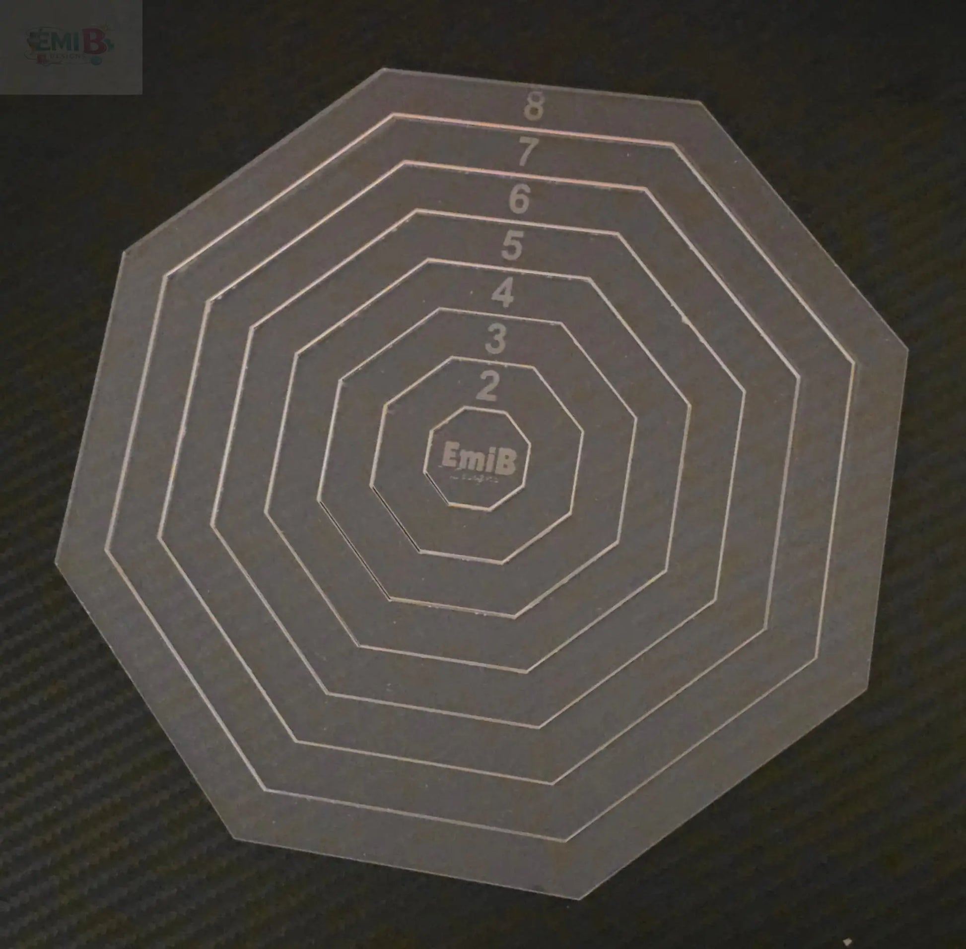 Nesting Octagon Acrylic Template. square nesting templates Emi B Designs