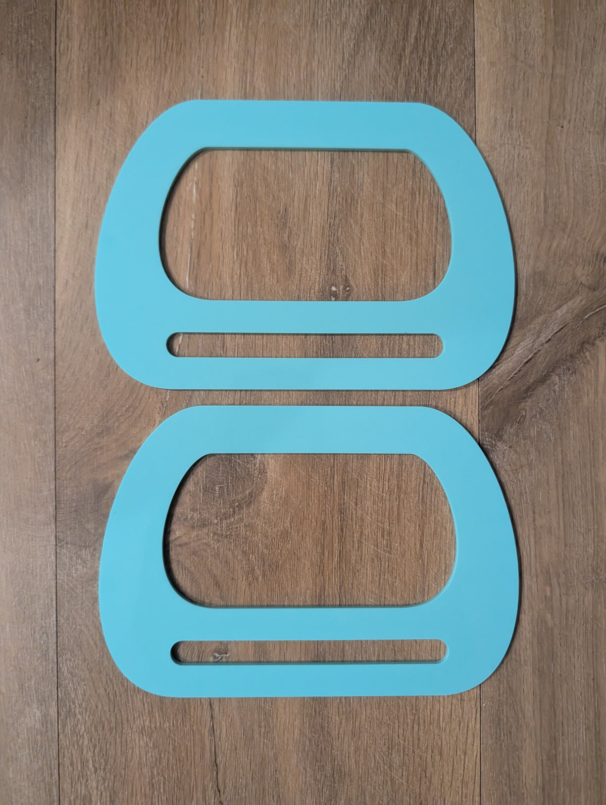Acrylic Bag Handle Pair- LetterBox