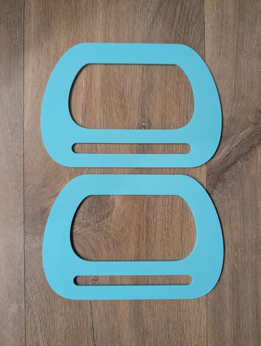 Acrylic Bag Handle Pair- LetterBox