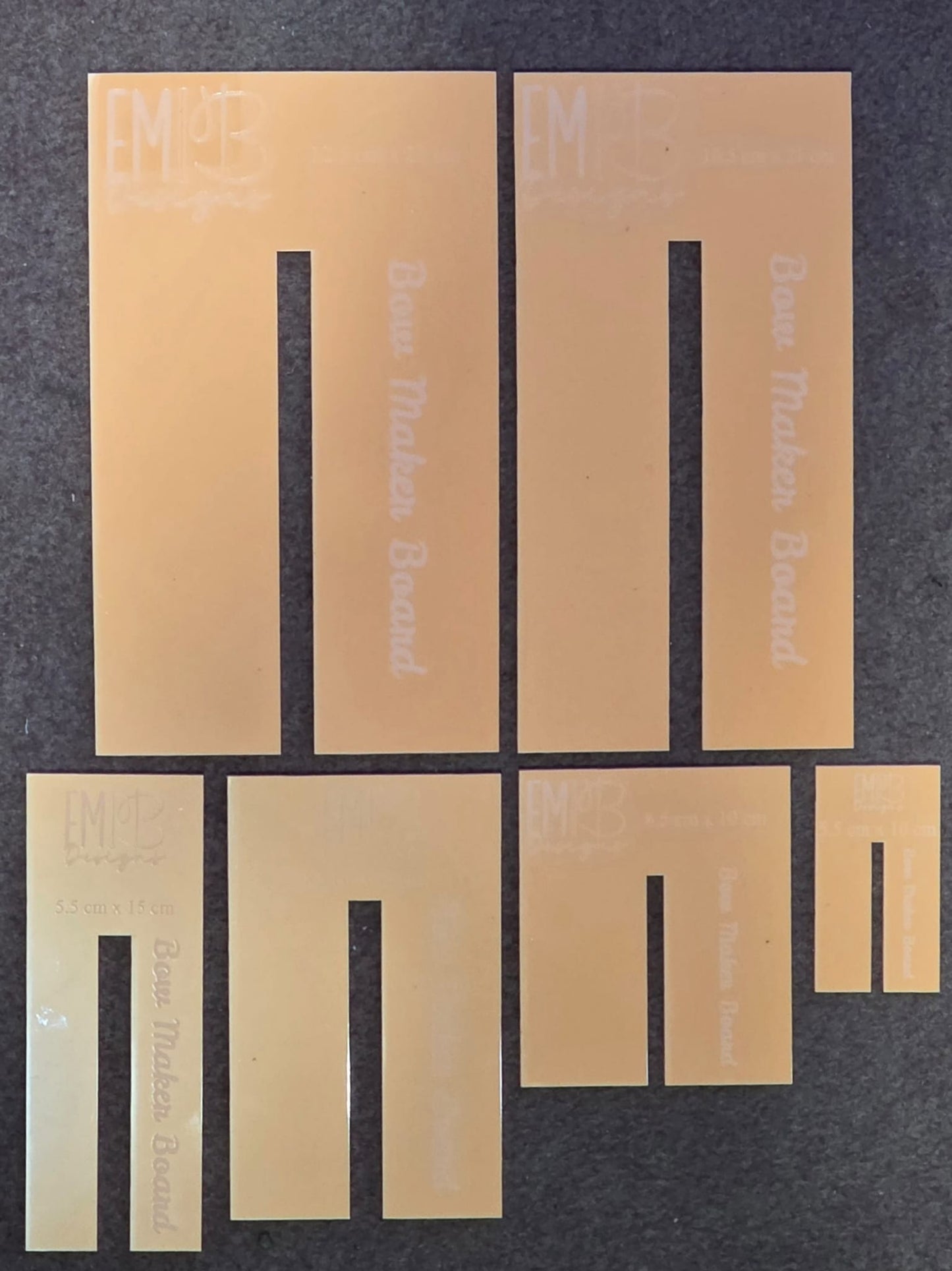 Acrylic Bow Making Boards – Bow Maker Templates for Perfect Bows EmibDesign