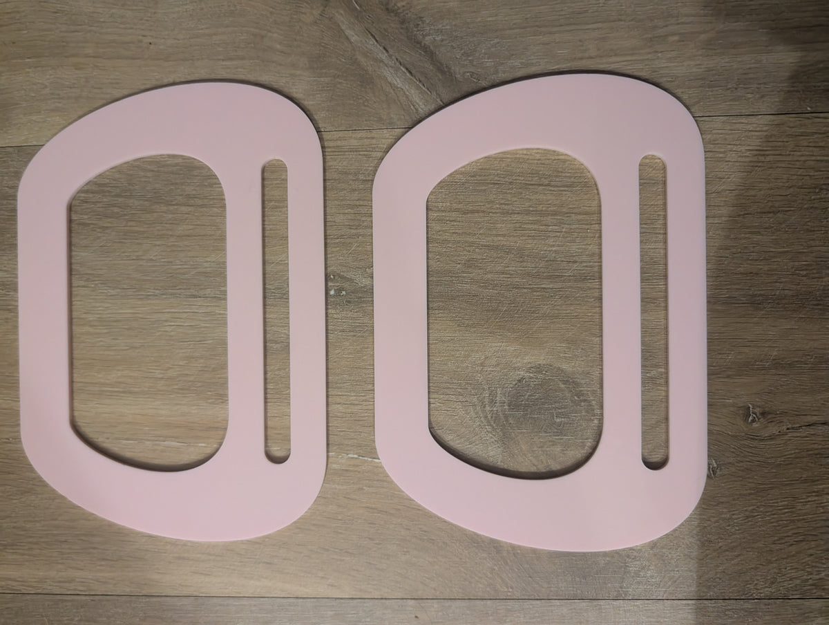 Acrylic Bag Handle Pair- LetterBox