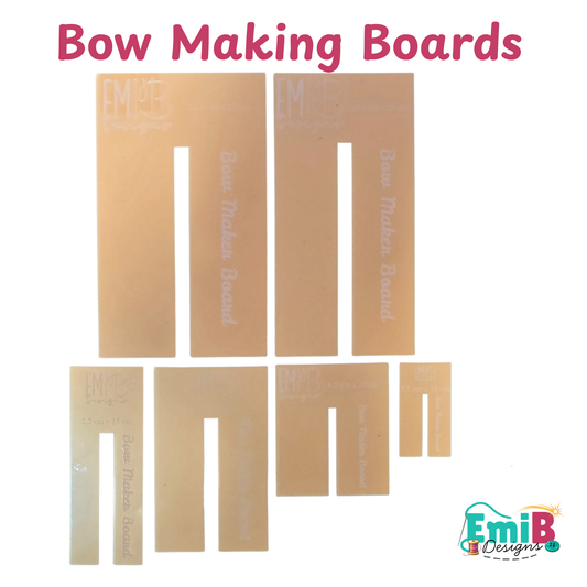 Acrylic Bow Making Boards – Bow Maker Templates for Perfect Bows EmibDesign