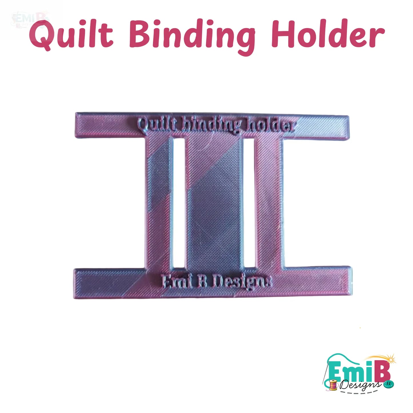Quilt Binding Holder Quilt Binding Organiser Organise your binding. Bias Binding holder/Organiser EmibDesign