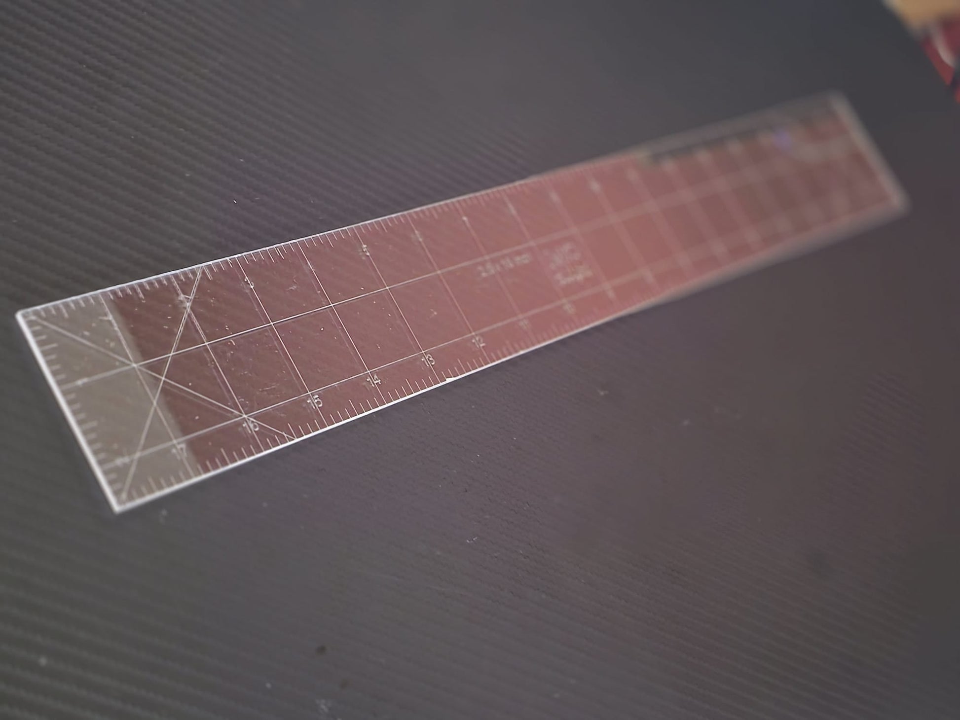 18x 2.5 inch Acrylic Sewing Ruler Emi B Designs