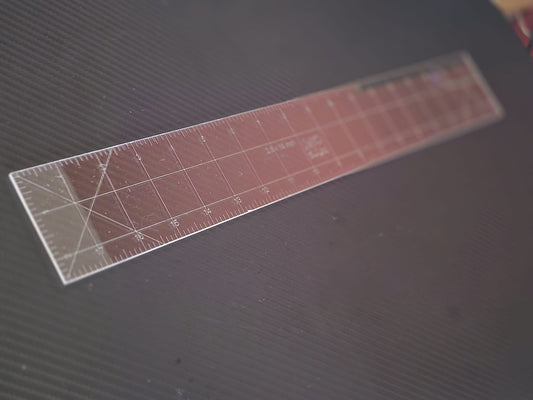 18x 2.5 inch Acrylic Sewing Ruler Emi B Designs