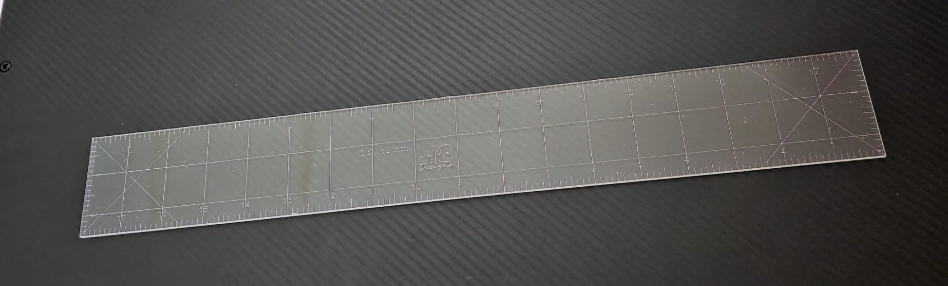 18x 2.5 inch Acrylic Sewing Ruler Emi B Designs