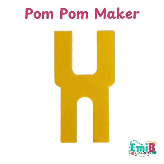 Pom Pom Maker- Make your own Pom Pom's in a variety of sizes- Sewing and Craft Embellishment EmibDesign